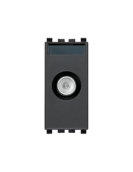 Vimar 20300.10 Grey Pass-Through TV-RD-Sat Socket